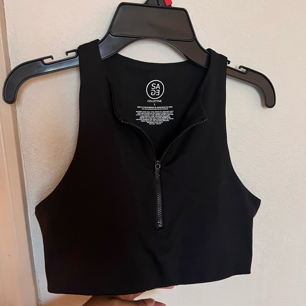 Black Active Top - Picture 3 of 9